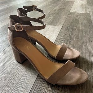Very cute pair of suede sandals.  Have only worn them twice.